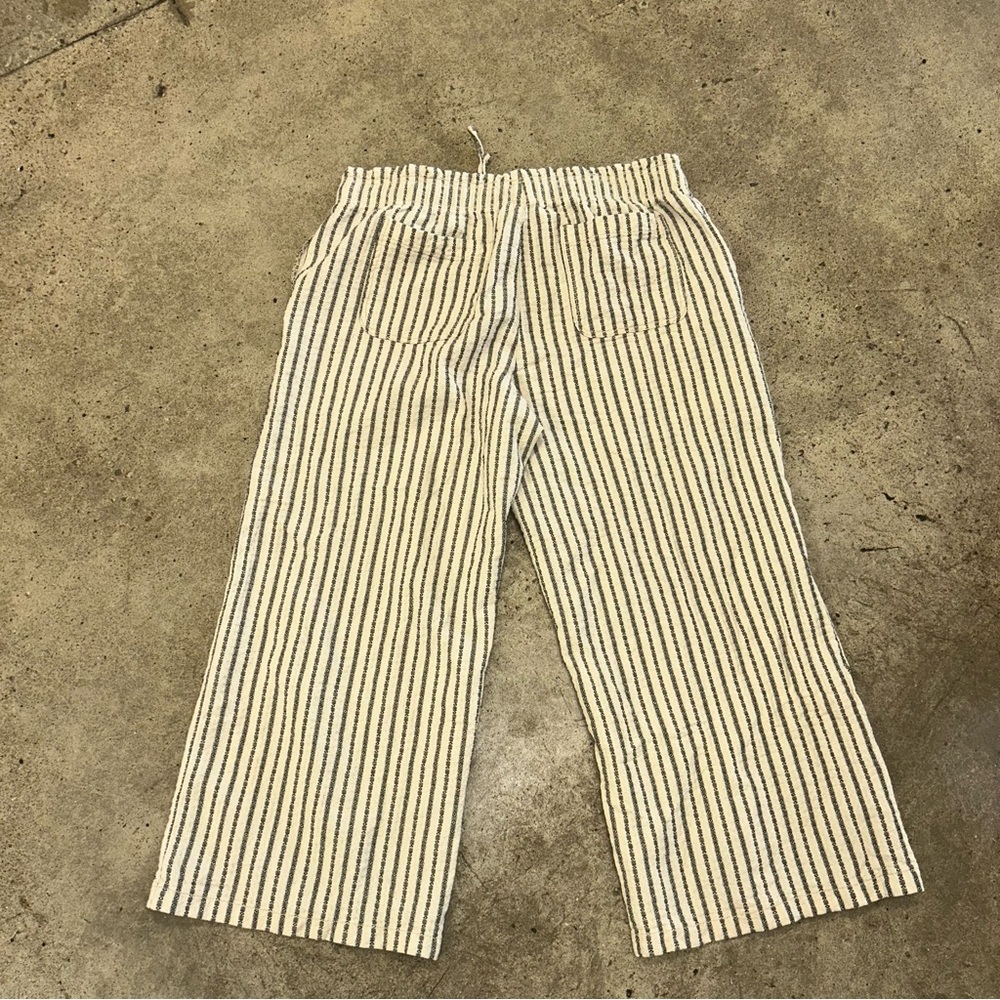 AE Pull On Stripe Pant XL High Waisted Paperbag - Picture 8 of 10